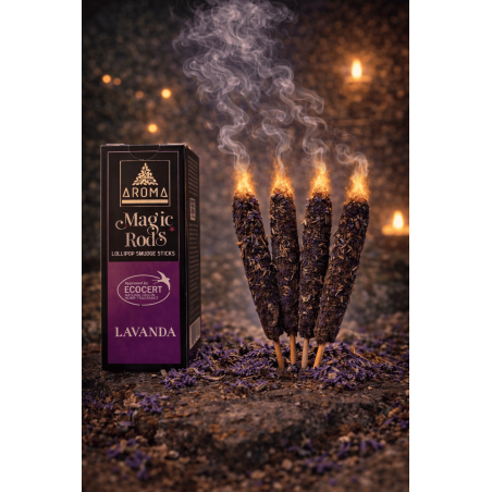 Incienso Lollipop Lavanda Magic Rods AROMA Fragrances - 4 barritas gruesas