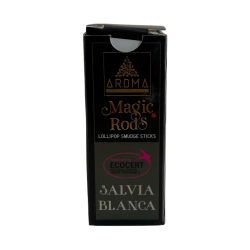 ロリポップインセンス ホワイトセージ マジックロッドAROMAフレグランス - 太めスティック4本