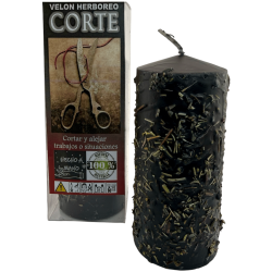 Candela da taglio alle erbe - Candela esoterica...