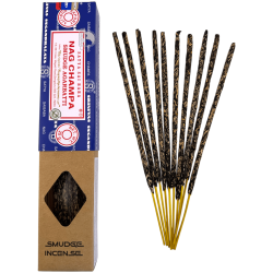 Incienso Orgánico SATYA Nag Champa Smudge - Cajita de 25gr