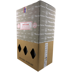 SATYA Bio-Räucherstäbchenbox Weißer Salbei - 12 Schachteln à 25 g.