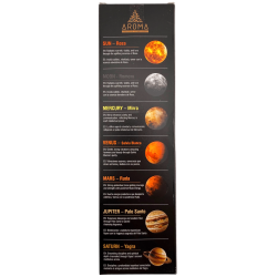 Bio-Räucherstäbchen „7 Planeten“ – Kräuter- und AROMA – 7 dicke, handgefertigte Stäbchen