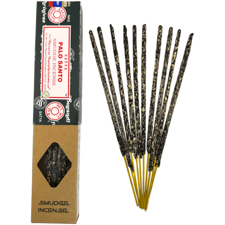 Incienso Orgánico SATYA Palo Santo Smudge - Cajita de 25gr