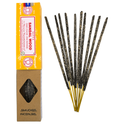 SATYA Organisk Rökelse Sandelträ Smudge - 25g Ask