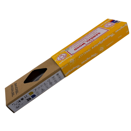 SATYA Bio-Räucherstäbchen aus Sandelholz – 25g Schachtel