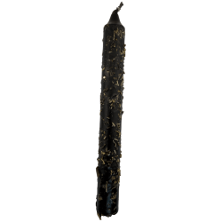 Vela ritualizada preparada para enterrar feitiços, 18 cm - Contra maldições e para remover feitiços.