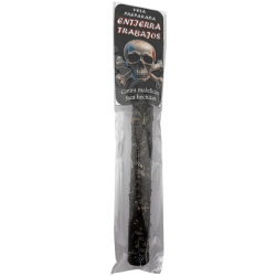 Espelma Preparada Ritualitzada Enterra Treballs 18cm - Contra maleficis i Treu encanteris