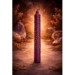 Vela Preparada Ritualizada Espanta Suegras 18cm