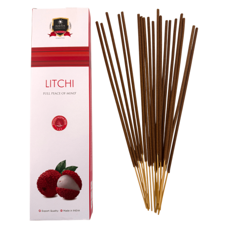 Lychee Alaukik Wierook 30gr. - Masala-wierook