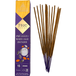 AROMA Incenso Trio Palo Santo, Salvia Bianca e...