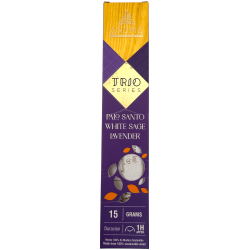 AROMA Incense Trio Palo Santo, White Sage and Lavender - Trio Series 1 box 15gr.