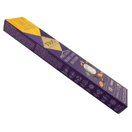 AROMAインセンス トリオ パロサント、ホワイトセージ、ラベンダー - トリオシリーズ 1 箱 15 グラム。