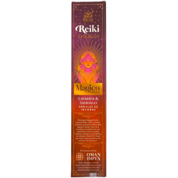 Incenso Energético Reiki Série Mágica Himalaya - Caixa de 25g de Incenso Masala com Lavanda e Sândalo