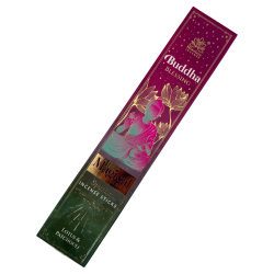 Encens Bénédiction de Bouddha Série Magique Himalaya - Boîte de 25 g d'encens Masala Lotus et Patchouli