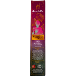 Incenso Bênção de Buda Série Mágica Himalaya - Caixa de 25g de Incenso Masala de Lótus e Patchouli