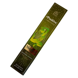 Incenso Positive Vibrations Magical Series Himalaya Incense - Scatola da 25 g di incenso Masala con eucalipto e salvia sclarea
