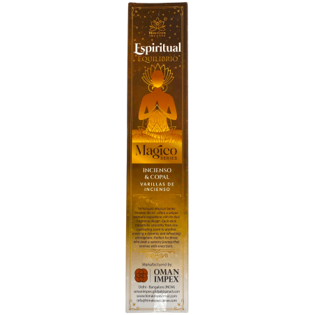 Encens Himalaya de la gamme Spiritual Balance Magical Series - Boîte de 25 g d'encens masala et de copal