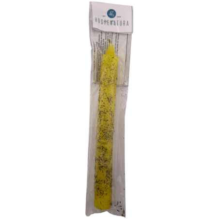 Vela ritualizada para atrair sorte dupla, 18cm - Para atrair sorte