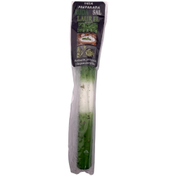 Vela Preparada Ritualizada Ruda, Sal y Laurel 18cm - Purificación, Protección y Limpieza energética