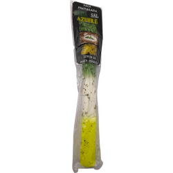 Espelma Preparada Ritualitzada Ruda, Sal i Sofre 18cm - Neteja els mals ambients