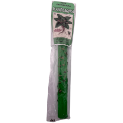 Ritualized Mandrake Candle 18cm - Protection, Cleansing, Fertility and Love.