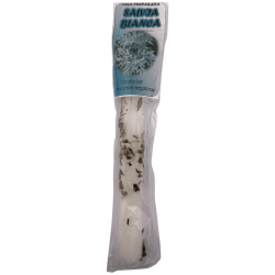 Ritualized White Sage Candle 18cm - Cleanses negative vibrations