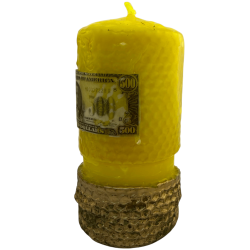 Vela Consagrada Dom Juan da Fortuna - Corte dos Dom Juans - 14x6,5cm - Prosperidade, Abundância, Economia