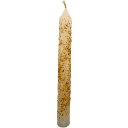 Vela de alho ritualizada de 18 cm - Atrai o bem e repele o mal, proteção.