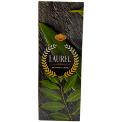 SAC Laurel Incense - Ask med 6 sexkantiga förpackningar med 20 pinnar vardera, 120 rökelsepinnar