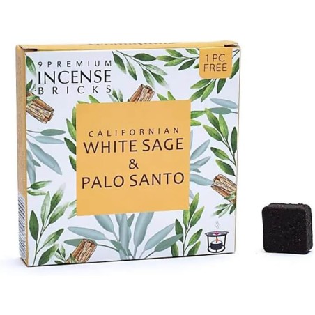 AROMAFUME White Sage and Palo Santo Bricks - 9 bricks - 40gr.