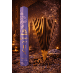 Arabischer Weihrauch Lavendel Oud Private Edition Duftstoffe - 40 g Masala-Räucherstäbchen