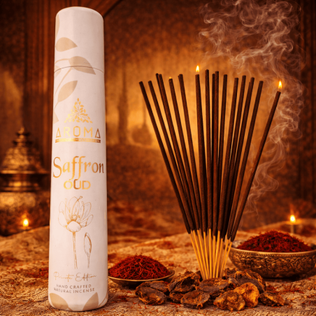 Arabian Incense Saffron OUD Private Edition Aroma Fragrances - 40gr. masala incense