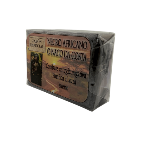 Jabón Esoterico Negro Africano O Nago Da Costa 120gr. - Combate energía negativa, purifica el aura y suerte
