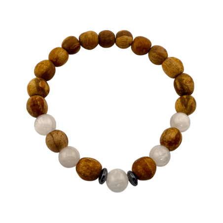 Pulsera Palo Santo y Selenita - Limpieza física, emocional y frente a las malas vibraciones