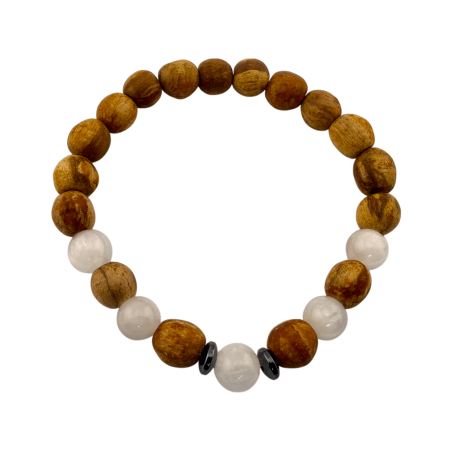 Pulsera Palo Santo y Selenita - Limpieza física, emocional y frente a las malas vibraciones