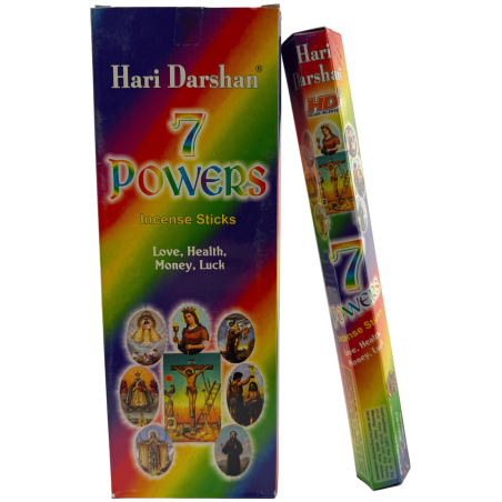 Tămâie Hari Darshan 7 Powers - Cutie cu 6 cutii hexagonale de tămâie