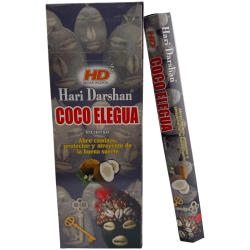 Encens Coco Elegua Hari Darshan - Caixa de 6...