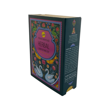 SREE VANI Indian Heritage Herbal Rue Bath Soap - 75g Bar