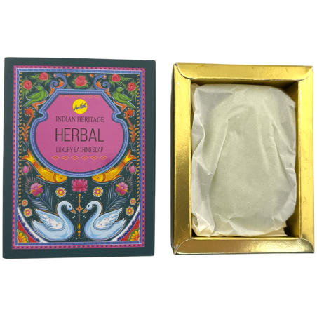 SREE VANI Indian Heritage Herbal Rue Bath Soap - 75g Bar