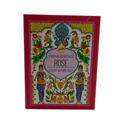 Savon de bain SREE VANI Roses du patrimoine indien - Pain de 75 g