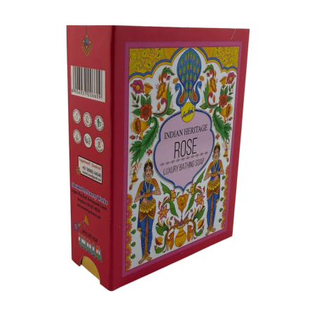 SREE VANI Indian Heritage Roses Badeseife - 75g Stück