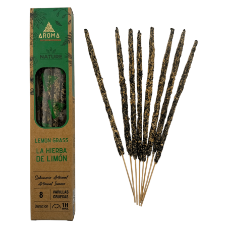 بخور عشبة الليمون العضوي AROMA عشبة الليمون الطبيعية - صندوق 20 جرام.