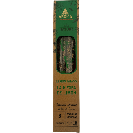 オーガニック レモングラスのお香AROMA Nature Lemon Grass - 20gr ボックス。