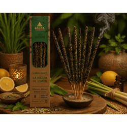 オーガニック レモングラスのお香AROMA Nature Lemon Grass - 20gr ボックス。