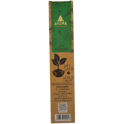 علبة بخور عشبة الليمون العضوية AROMA ناتشر - 12 علبة تحتوي كل منها على 8 أعواد سميكة