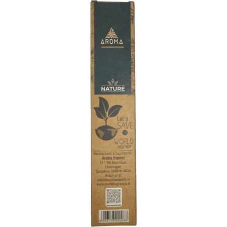 عبوة من 3 أعواد بخور ياغرا بالو سانتو العضوي AROMA ناتشر - 8 أعواد، مدة الاستخدام ساعة واحدة
