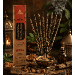 Biologische mirre wierook AROMA Nature Myrrh - Doosje van 20 g