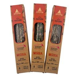 3er-Pack Bio-Myrrhe-Räucherstäbchen AROMA Natur...