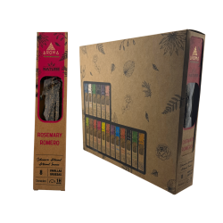 AROMAネイチャー オーガニック ローズマリーお香ボックス -...