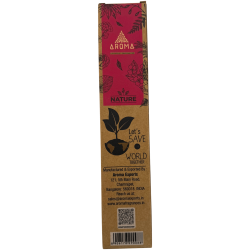 علبة بخور إكليل الجبل العضوي AROMA ناتشر - 12 علبة تحتوي على 8 أعواد سميكة